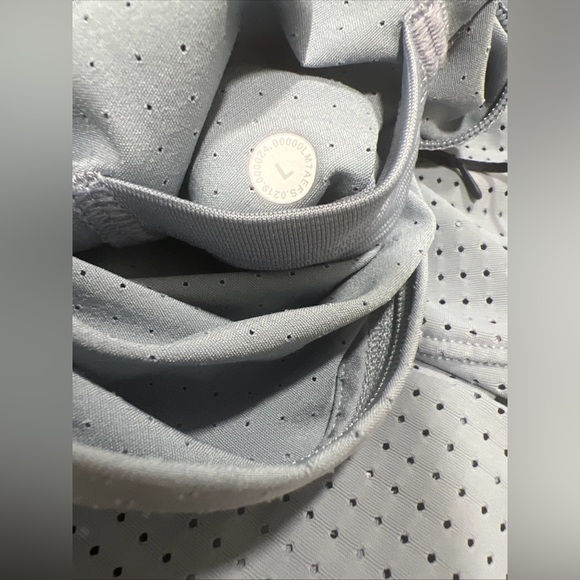 Men’s Athletic Wear Lululemon Step Back Short Size Large Blue Color, Comp.Lining - Picture 6 of 6